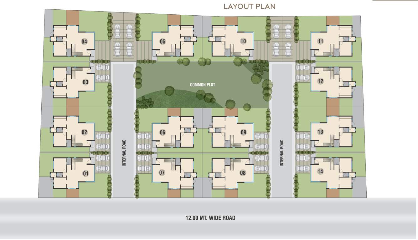 Images for Layout Plan of Vaibhav Diamond Bungalows