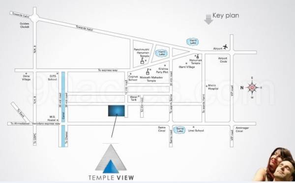  temple-view Location Plan