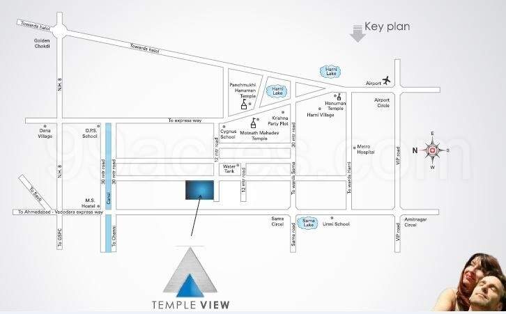  temple view Location Plan