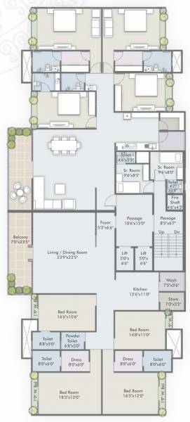 Images for Cluster Plan of Raama Palacio