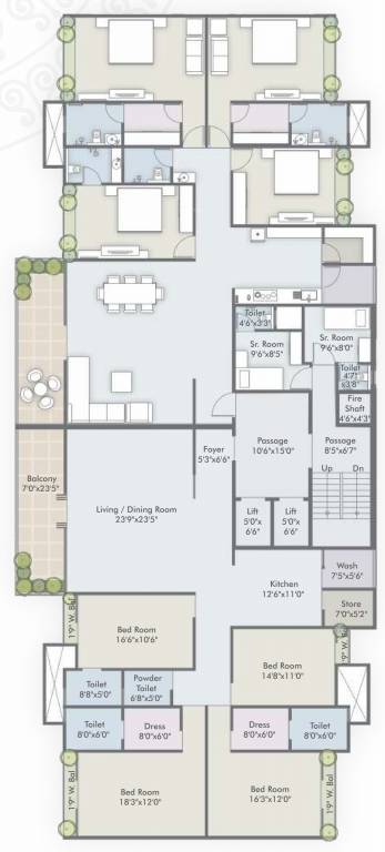 Images for Cluster Plan of Raama Palacio