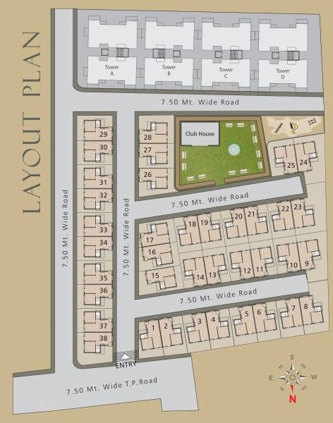 Images for Layout Plan of Taksh Shivam Enclave