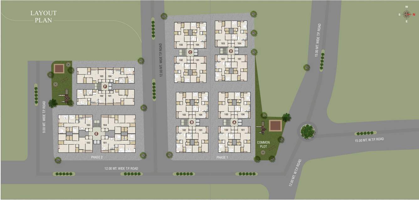  madhuvan palace Layout Plan