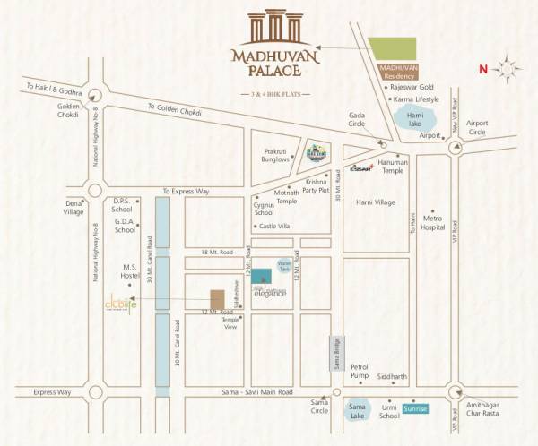  madhuvan-palace Location Plan
