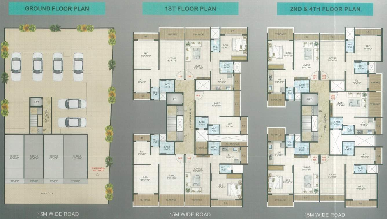Images for Cluster Plan of Poineer Janki Shilp