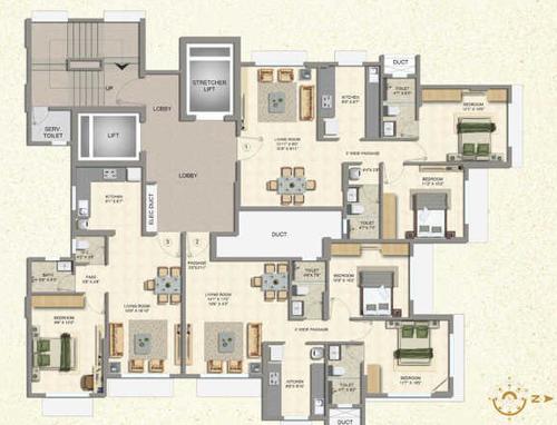  esparenza Esparenza Cluster Plan from 1st to 2nd Floor