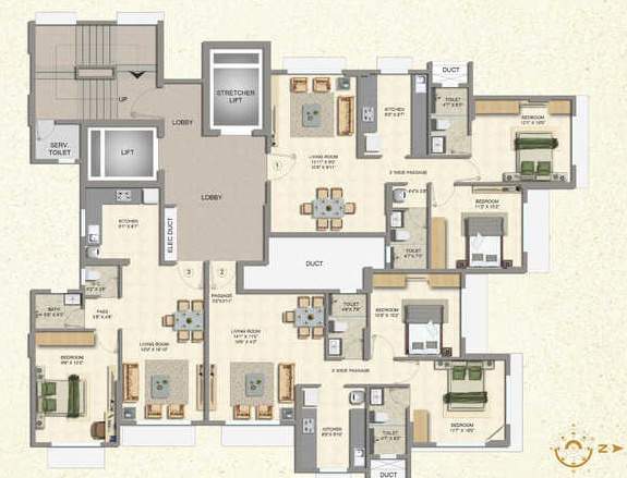  esparenza Esparenza Cluster Plan from 1st to 2nd Floor