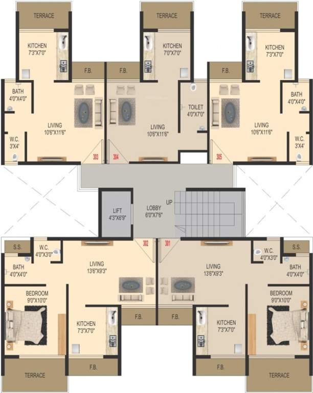  om aagman Images for Cluster Plan of Omcon Om Aagman