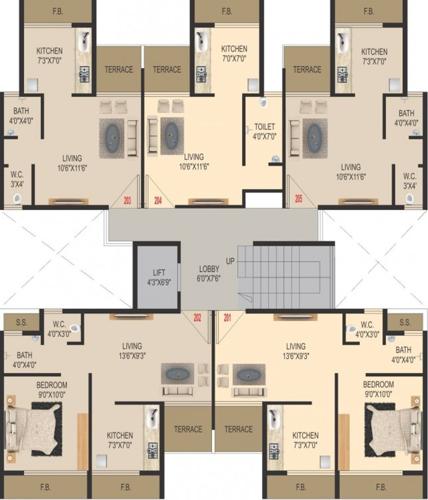  om-aagman Images for Cluster Plan of Omcon Om Aagman