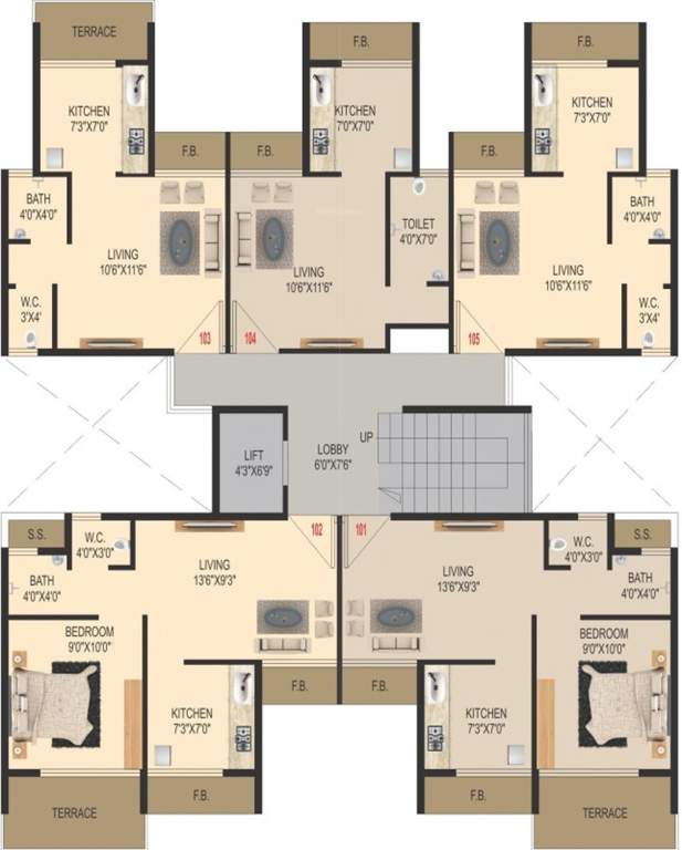  om aagman Images for Cluster Plan of Omcon Om Aagman