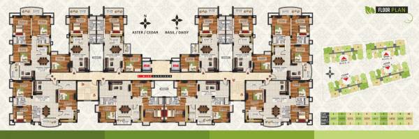 mayfair-greens-2 Block A To D Typical Cluster Plan