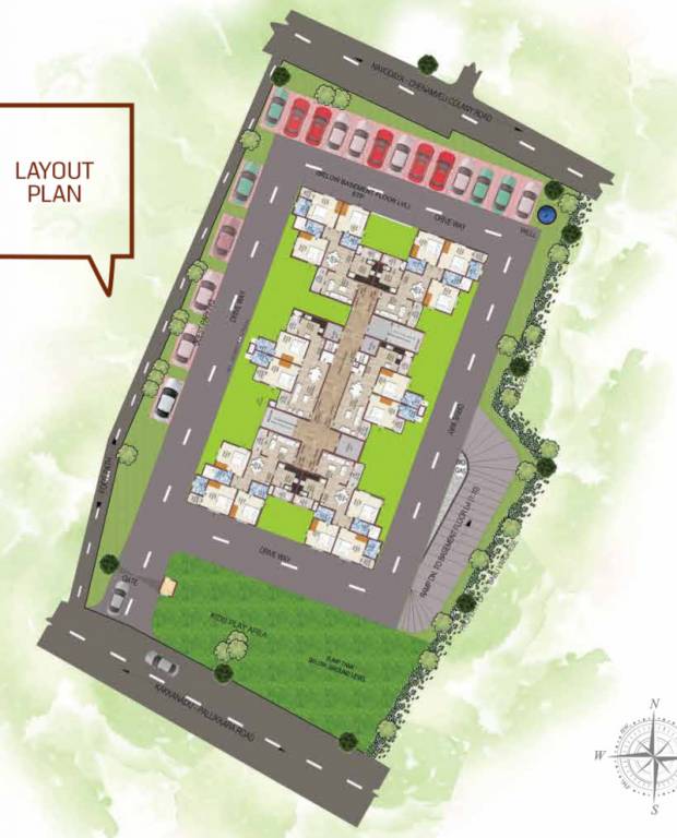  confident iris Layout Plan