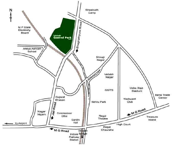  central park Location Plan