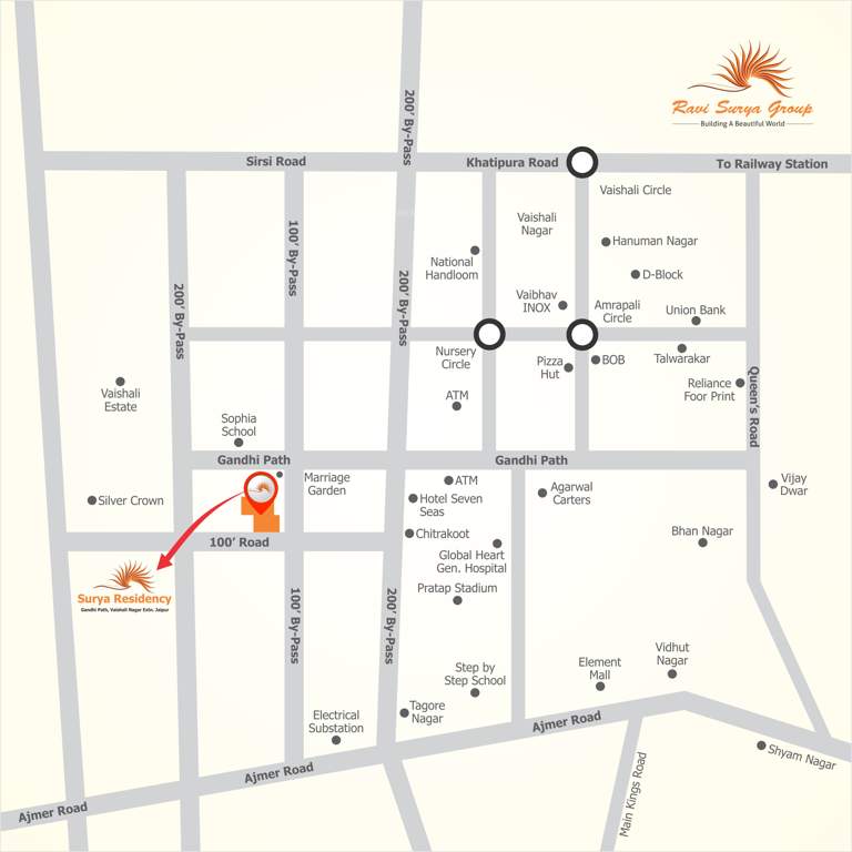 Images for Location Plan of Ravi Surya Residency