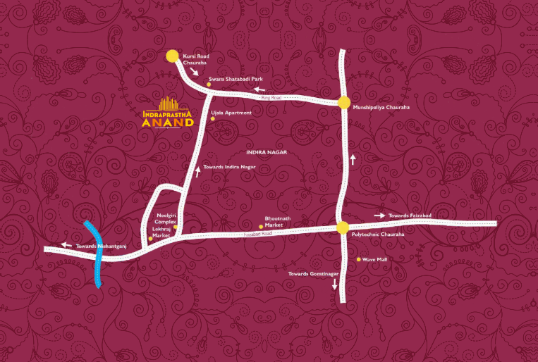  indraprastha anand Location Plan