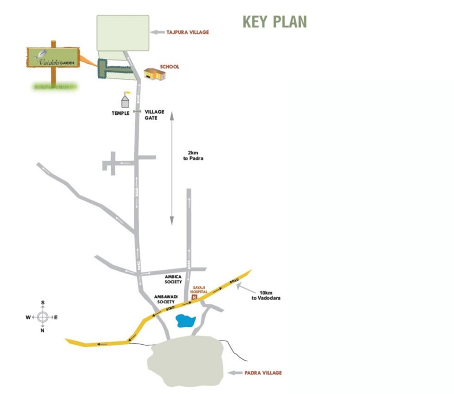  vaidehi garden Location Plan