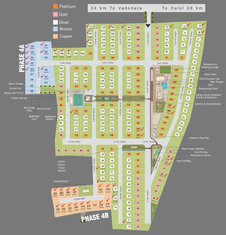 the mango orchard Layout Plan