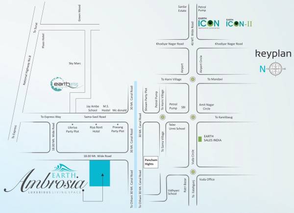  ambrosia Location Plan