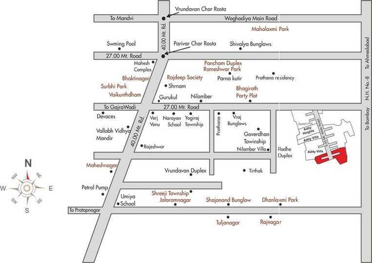 paradise Location Plan