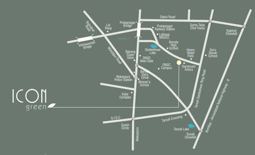  green Images for Location Plan of Icon Green