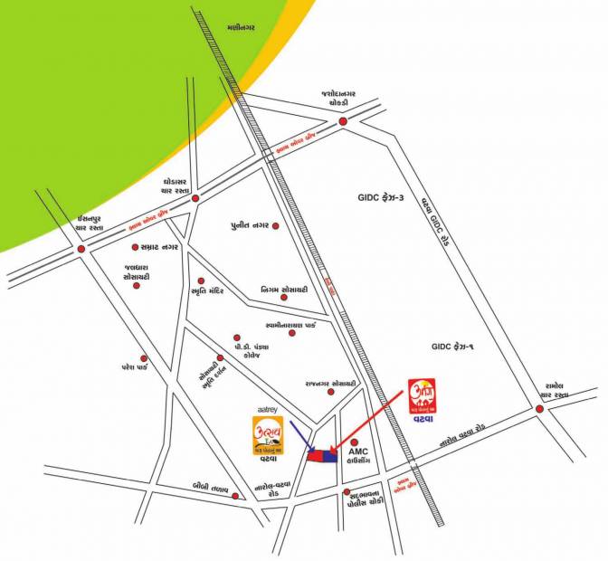 Images for Location Plan of Aatrey Utsav Vatva