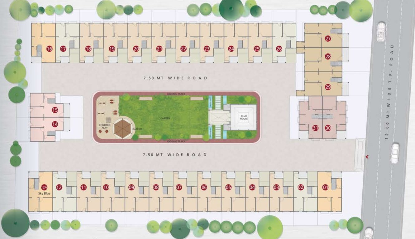 Images for Layout Plan of Balatripur Shree Ram Homes