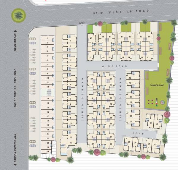 Images for Layout Plan of Siddhi Sanidhya Arcade And Bunglows