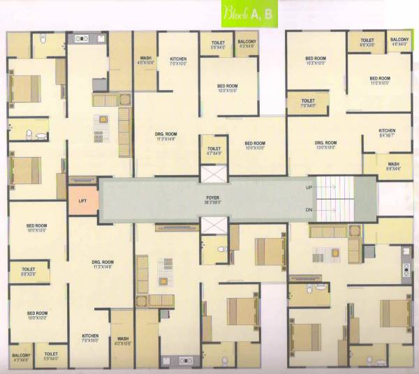 Images for Cluster Plan of Sahajanand Angan Avenue