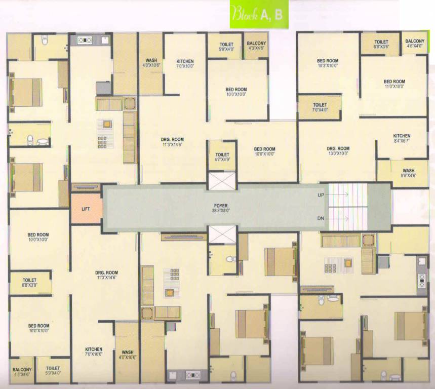Images for Cluster Plan of Sahajanand Angan Avenue