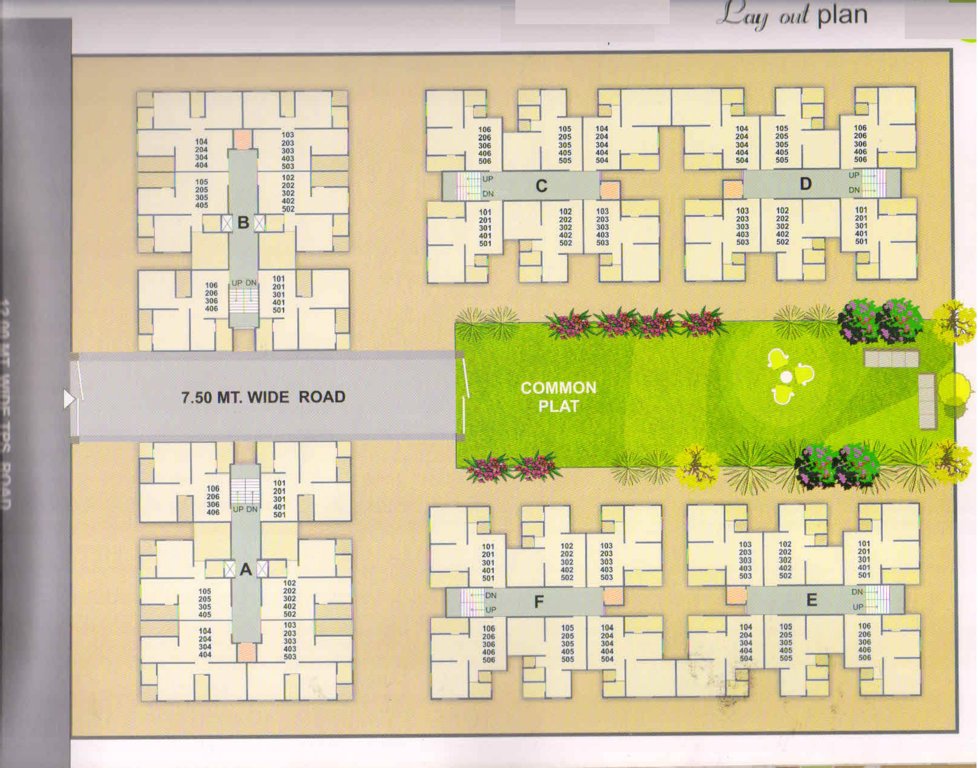 Images for Layout Plan of Sahajanand Angan Avenue