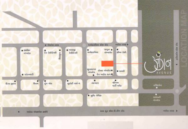 Images for Location Plan of Sahajanand Angan Avenue