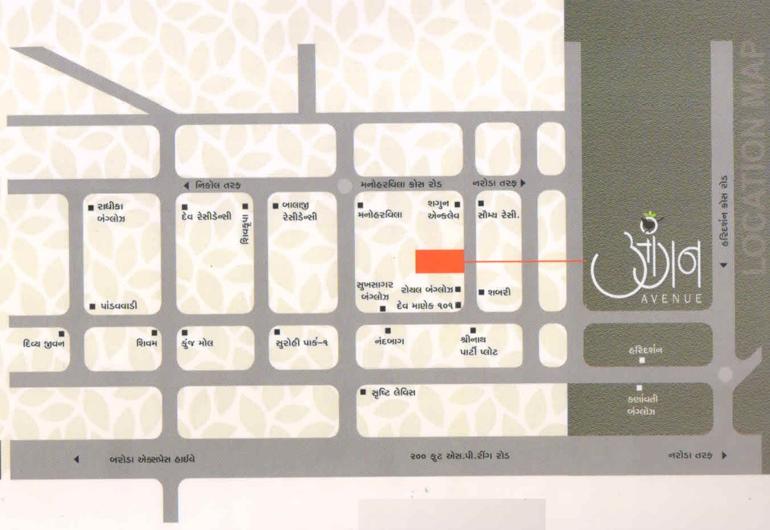 Images for Location Plan of Sahajanand Angan Avenue