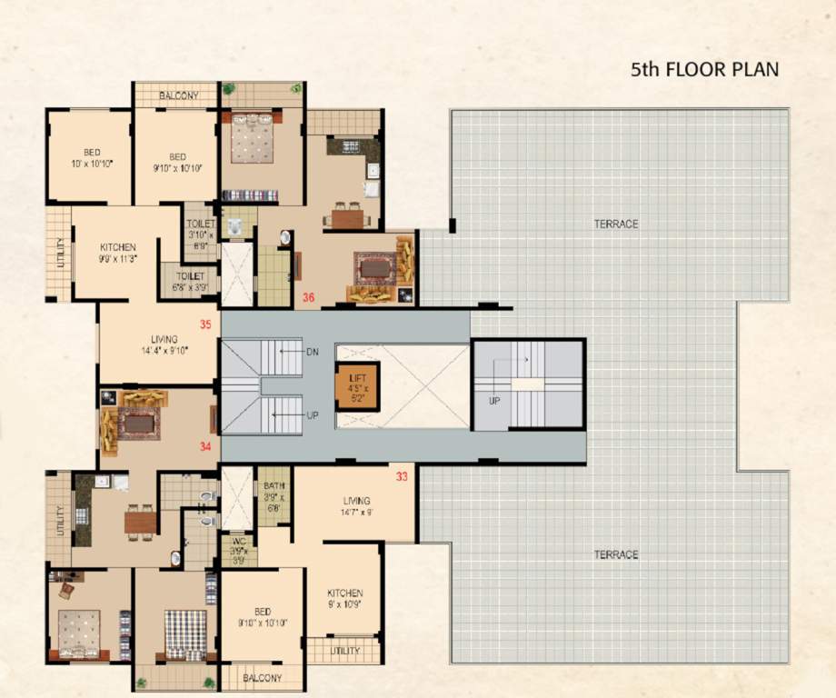  residency K B Residency Cluster Plan