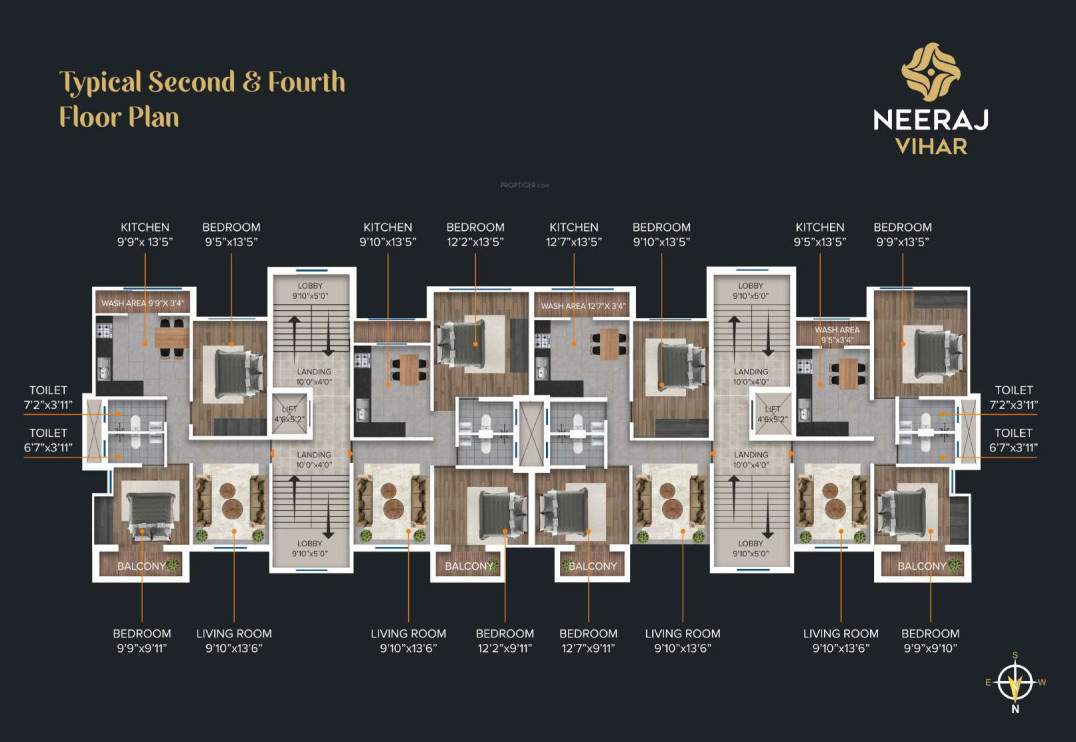  vihar 2 BHK Cluster Plan