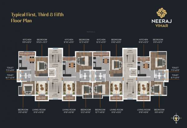 2 BHK Cluster Plan vihar 2 BHK Cluster Plan