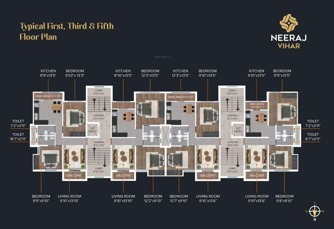  vihar 2 BHK Cluster Plan