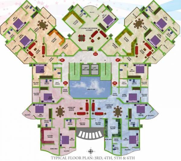  aerosky Cluster Plan