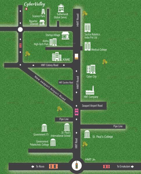 Images for Location Plan of Grand Cyber Valley Images for Location Plan of Grand Cyber Valley