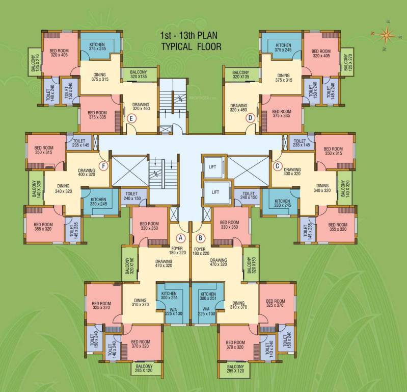  silver dew Cluster Plan