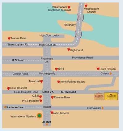  villas Location Plan