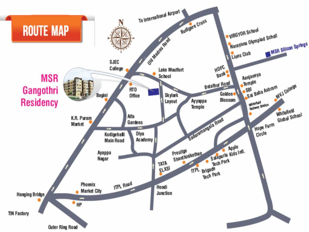  gangothri residency Location Plan