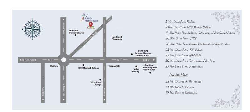  pride homes Location Plan