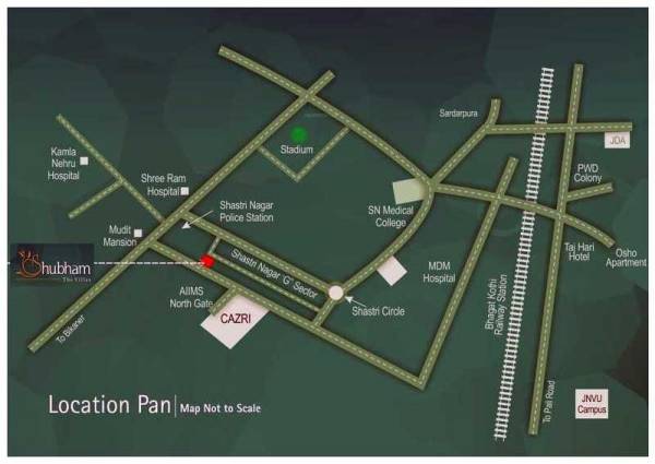 Location Plan shubham-villas Location Plan