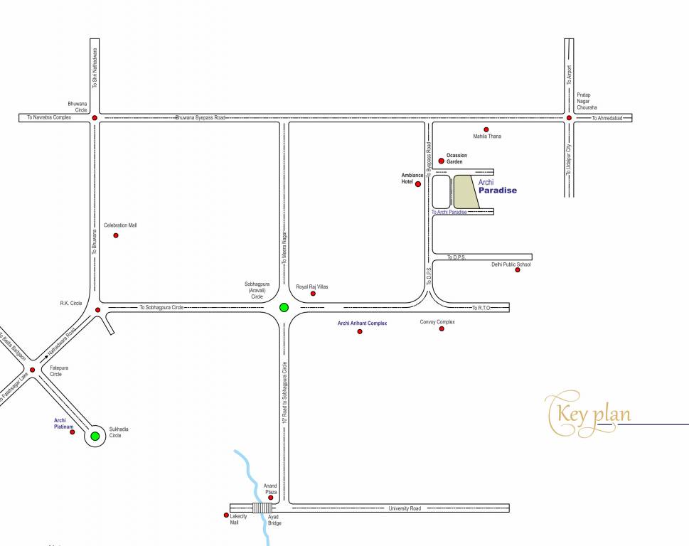  paradise Location Plan