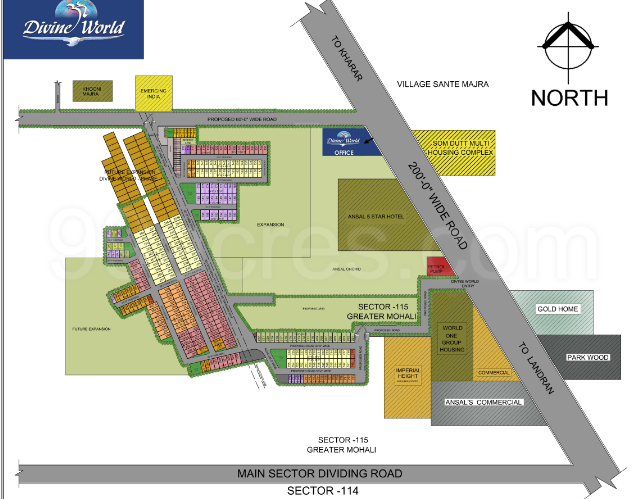 divine world Master Plan