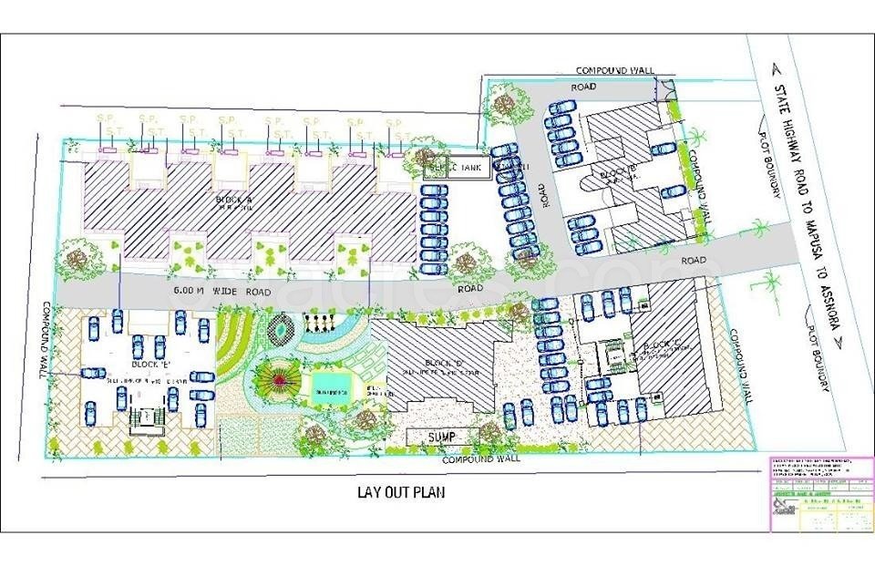 sundale complex Layout Plan