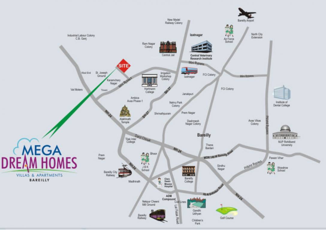 dreams homes phase 2 Location Plan