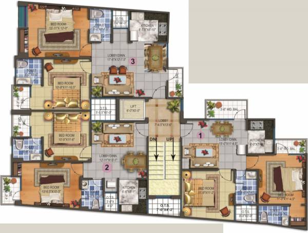 Cluster Plan globex-villa Cluster Plan