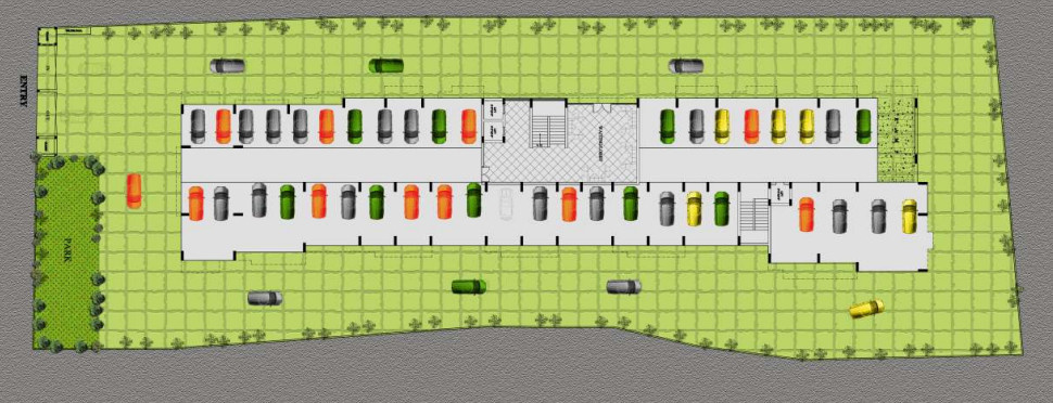  tirupati Parking Cluster Plan