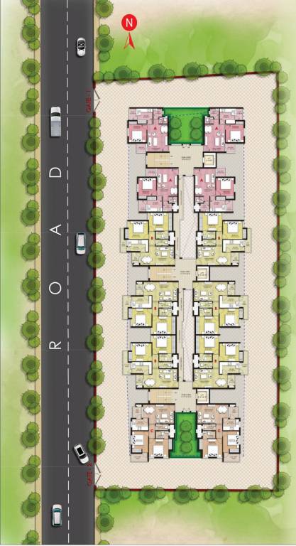  harshit fortuna apartment Master Plan